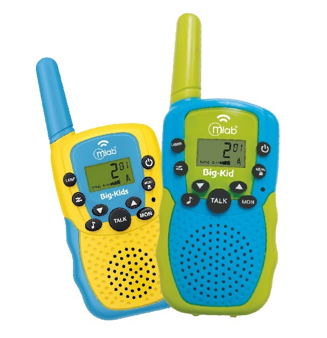 Kit 2 Radio Transmisor Walkie Talkie Niños Mlab Big Kids 22 Canales Linterna