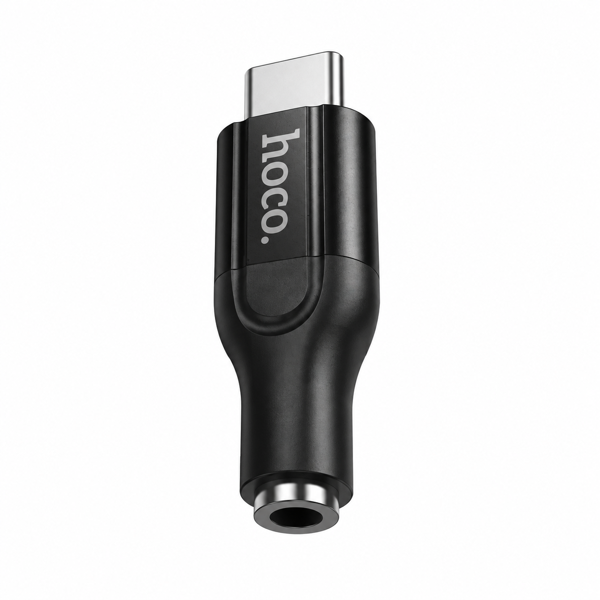 Adaptador de Audio Hoco Upa35 Tipo C a Jack 3.5mm Negro