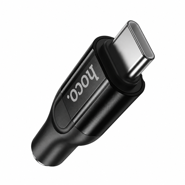 Adaptador de Audio Hoco Upa35 Tipo C a Jack 3.5mm Negro