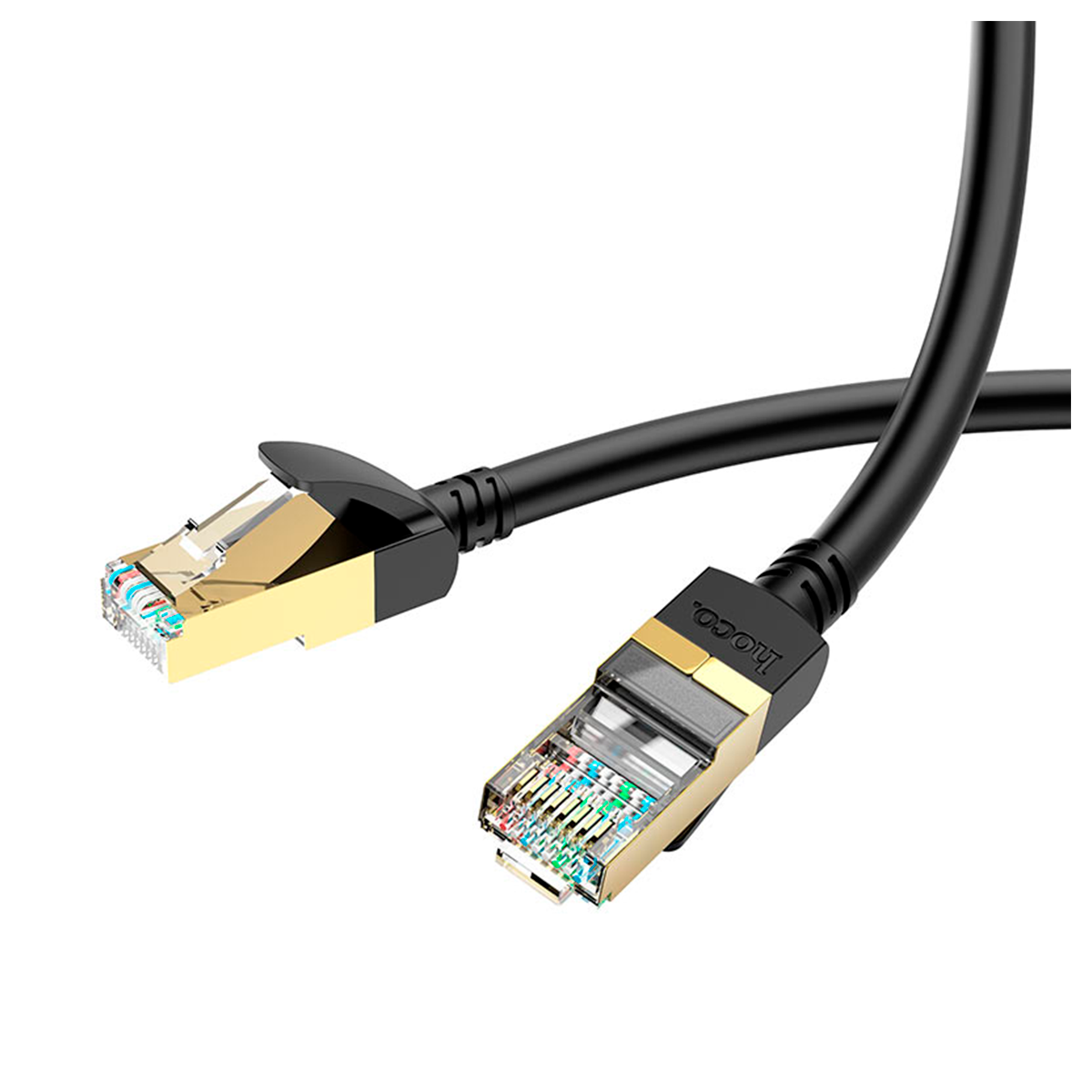 Cable De Red Rj45 Cat 6 Hoco Us06 5 Metro Negro