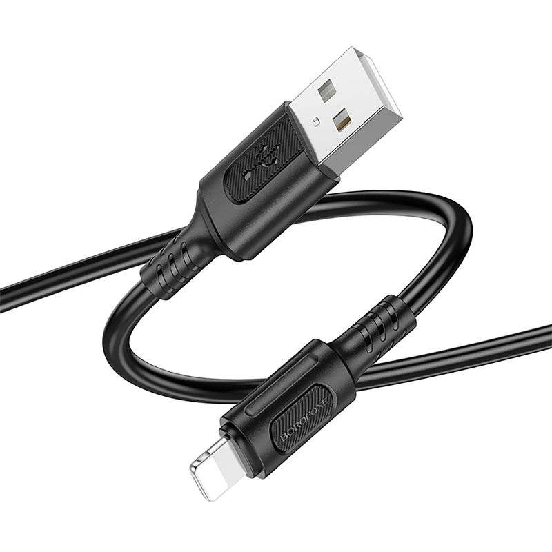 Cable Usb A Lightning Borofone Bx111 Negro – imagen 3