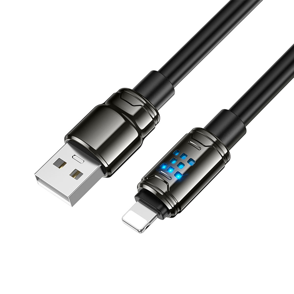 Cable Usb Para Lightning Hoco U143 1,2 Metro Negro