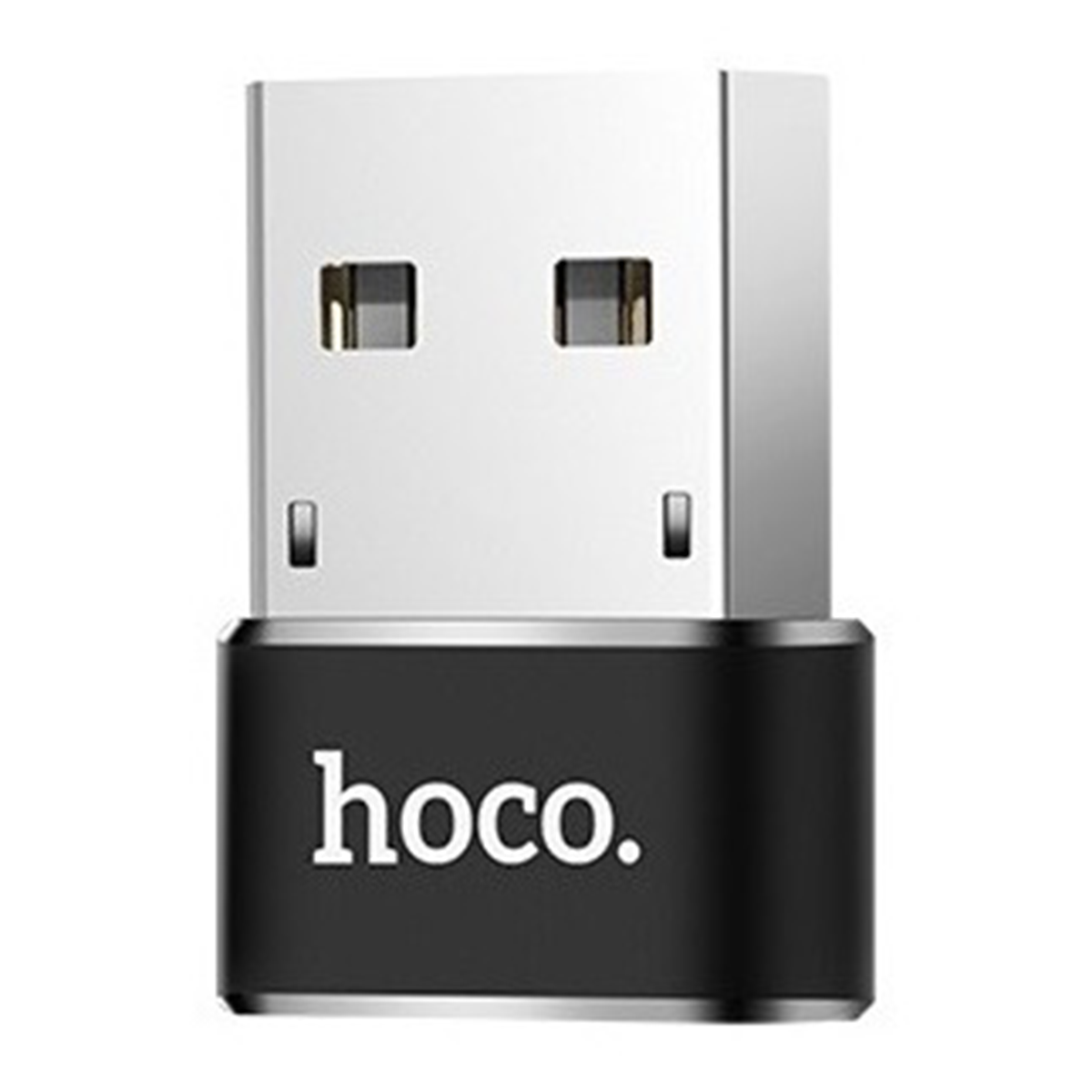 Adaptador Usb a Tipo C Hoco UA6 Negro