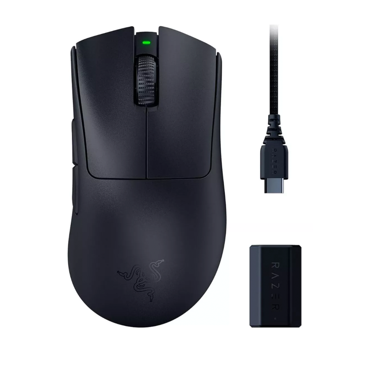 Mouse Gamer Razer Deathadder v3 Pro + Dongle Hyperpolling 8K Hz