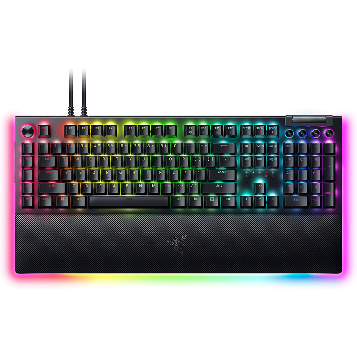 Teclado Gamer Razer Mecanico Blackwidow V4 Pro Switch Green Negro