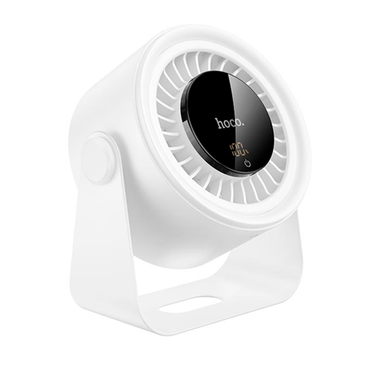 Ventilador Mini Escritorio Recargable Hoco Hx66 Blanco