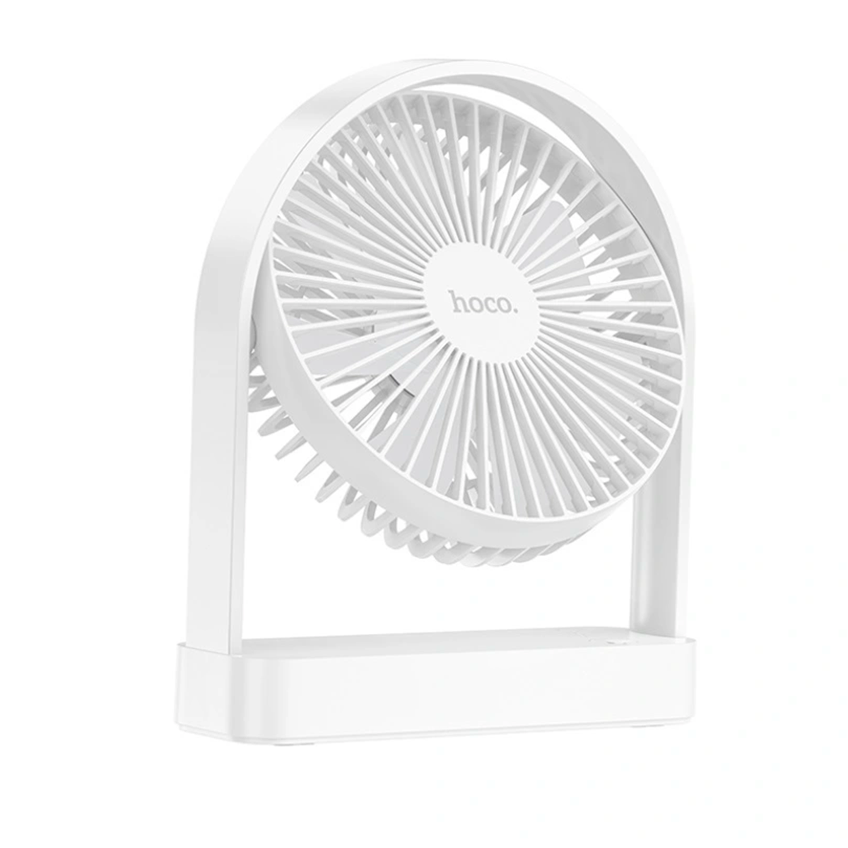 Ventilador Mini Escritorio Recargable Hoco Hx65 Blanco