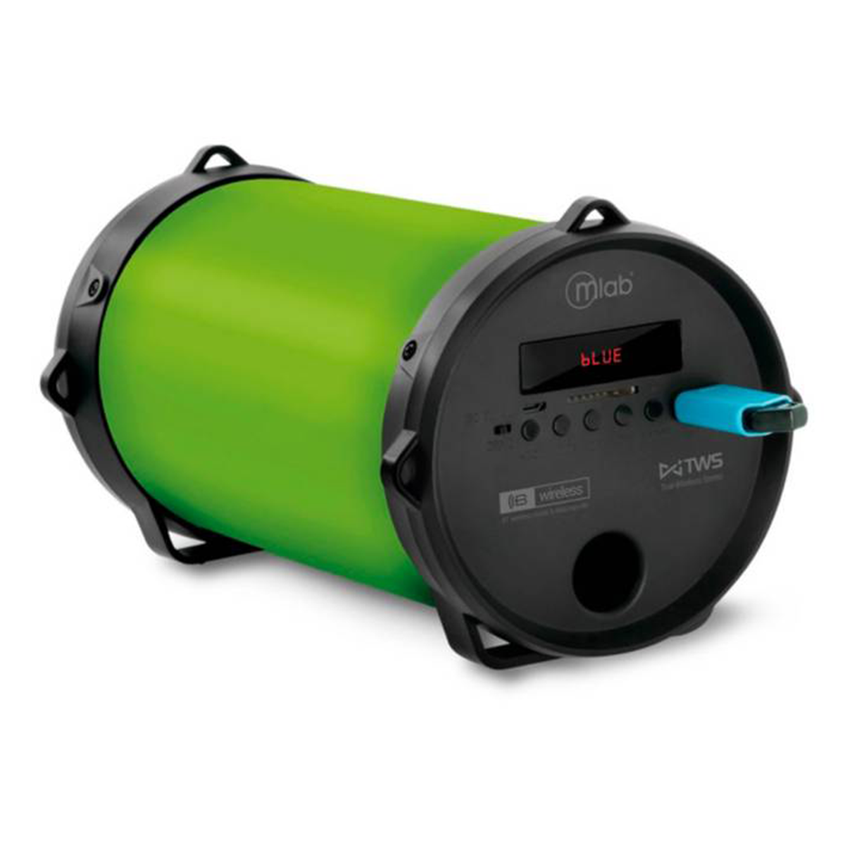 Parlante Bluetooth Microlab Zuka Fabric Mod 7282 Verde