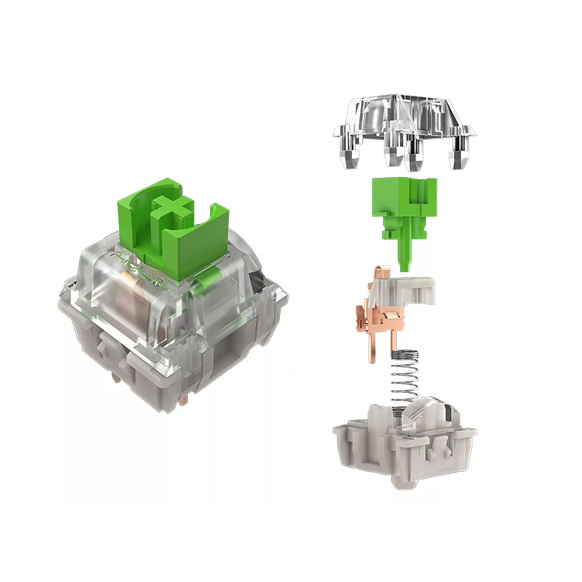 Kit De 36 Switch Razer Green Clicky 3era Generacion 3 Pines