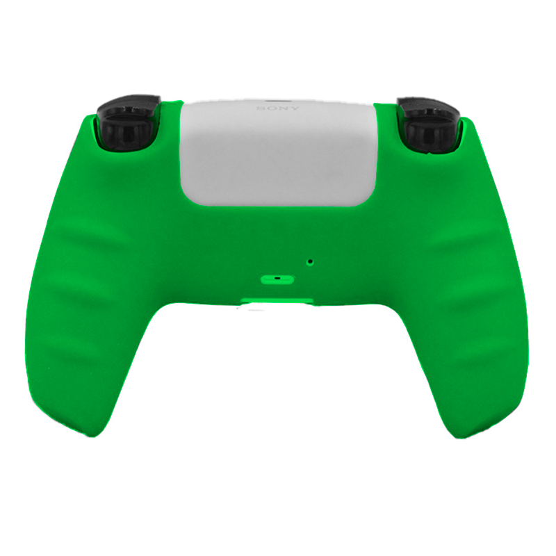 Funda Silicona Compatible Con Ps5 Anti Deslizante Verde – imagen 2