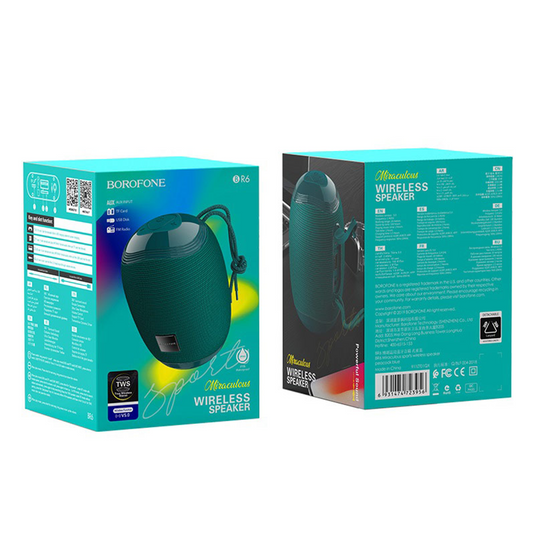 Parlante Bluetooth Borofone Br6 Azul Electrico
