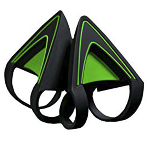 Kitty Ears Orejas Para Auriculares Razer Kraken Verde