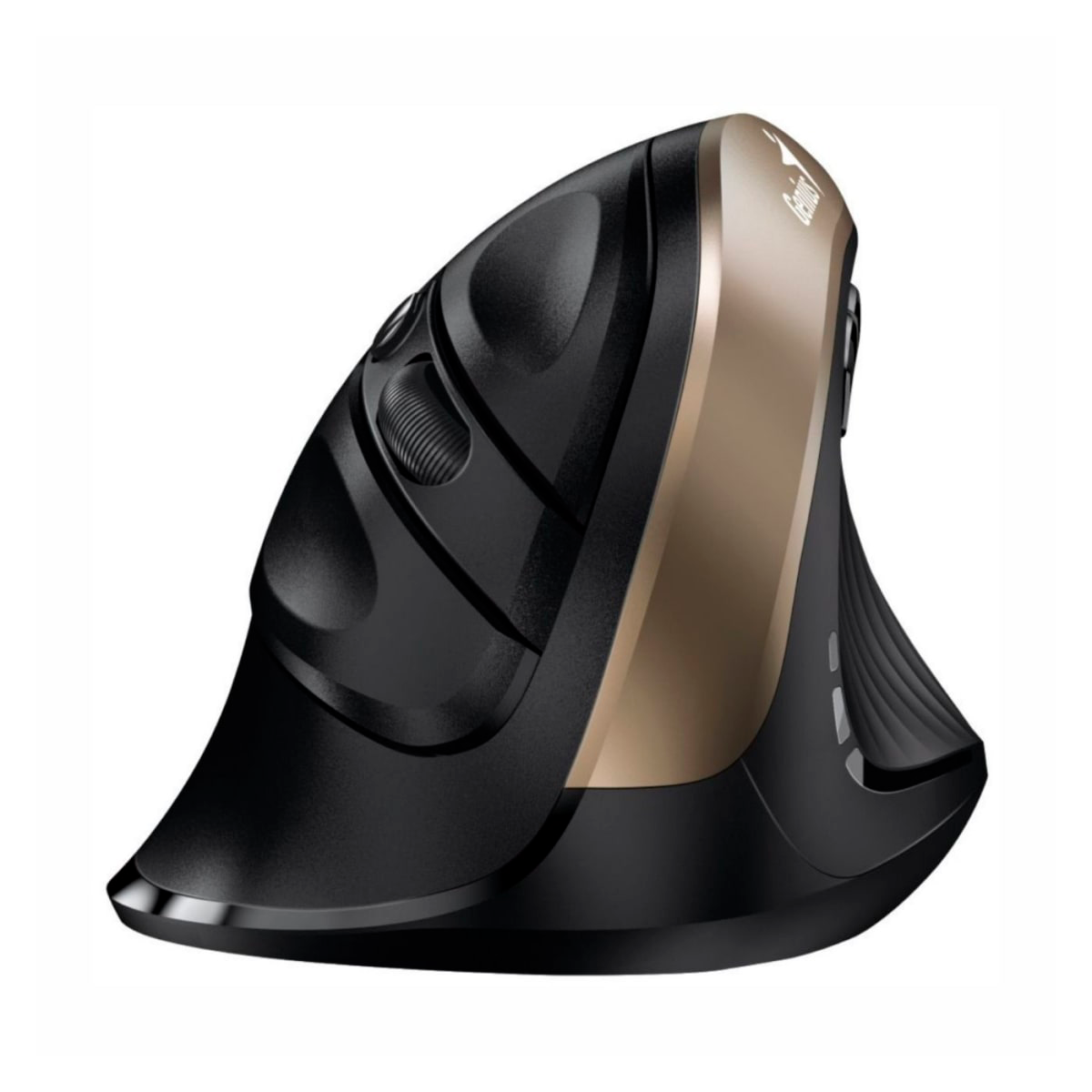 Mouse Inalambrico Genius Ergo 8250s Vertical Ergonomico Negro Dorado