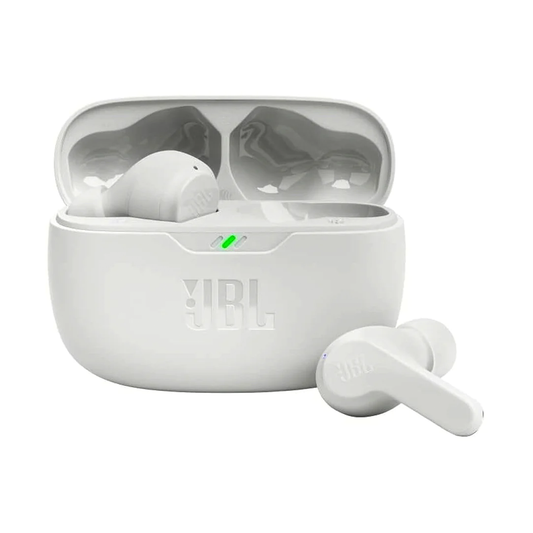Audífonos Bluetooth Jbl Vibe Beam Blanco