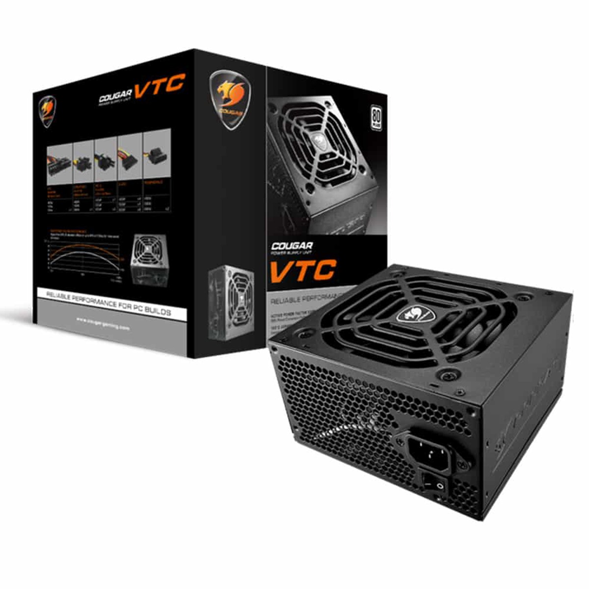 Fuente De Poder Cougar VTC 400 400W 80+ Plus – imagen 3
