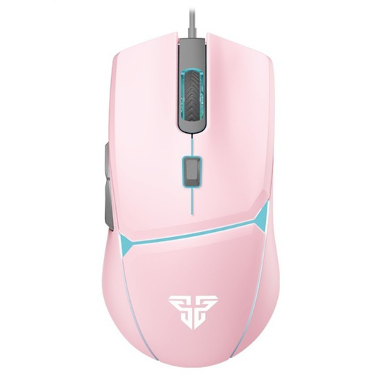 Mouse Gamer Fantech Crypto Xv7 8000 Dpi Sakura Edition Rosado