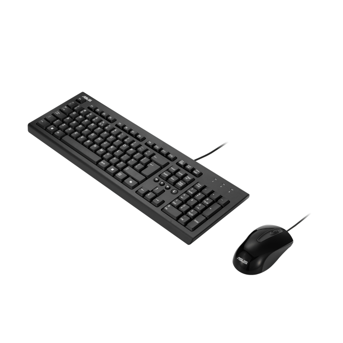 Kit Teclado + Mouse Alambrico Asus U2000 Negro – imagen 3