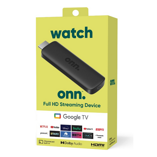 Onn Google Tv Full Hd Streaming Device 2023 Negro