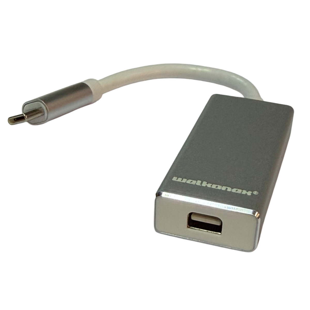 Adaptador Tipo C a Mini Displayport Welkonex Gris