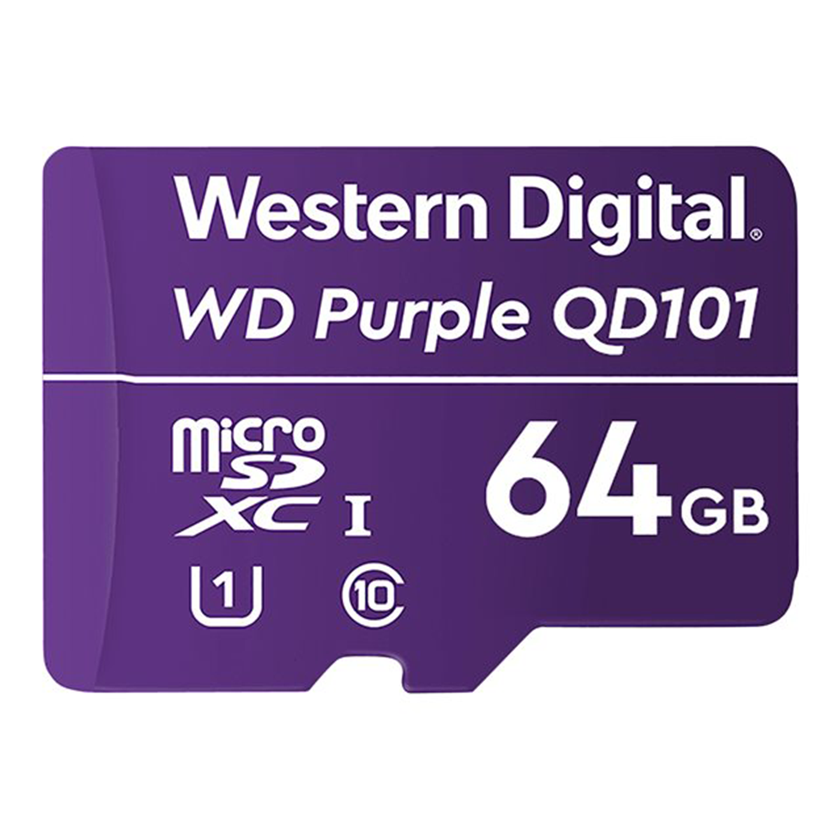 Memoria Micro Sd Wd Purple 64 Gb Surveillance Morado
