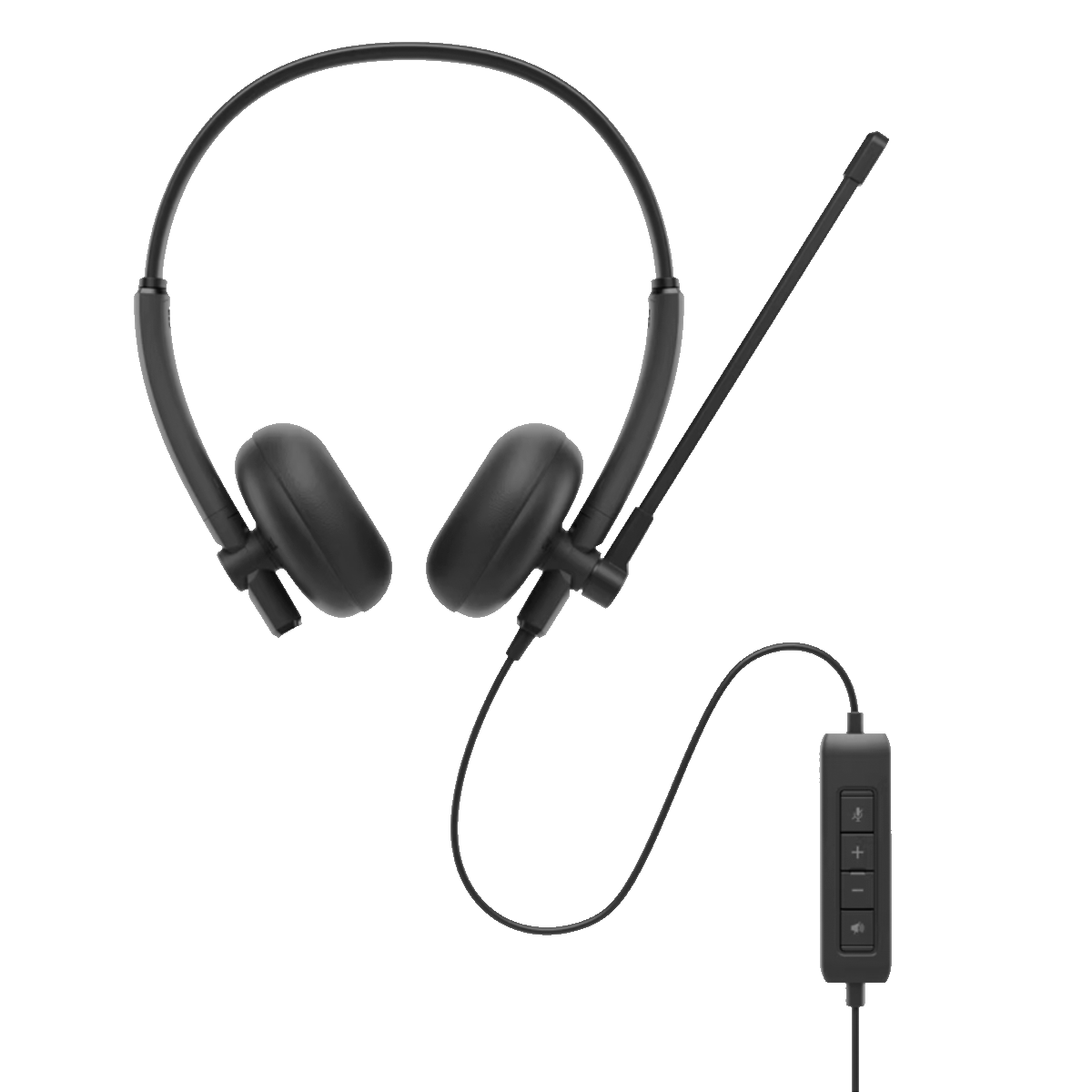 Audifonos Alambrico Dell Micrófono Wh125 Mic Usb Negro