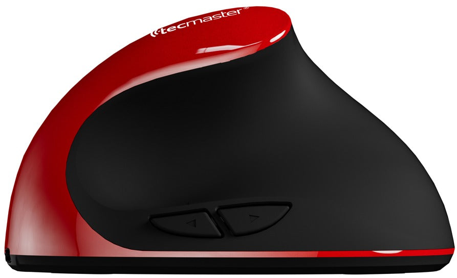 Mouse Inalambrico Tecmaster Vertical Recargable TM-100545 Rojo – imagen 2