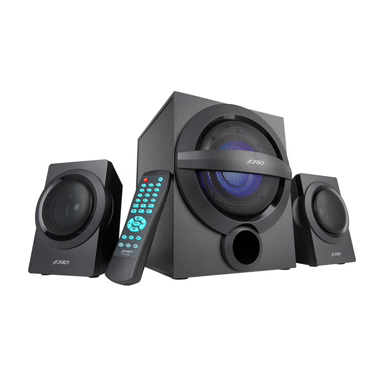 Parlantes Fenda Subwoofer F&D A140X Bluetooth 74w 2.1 Negro