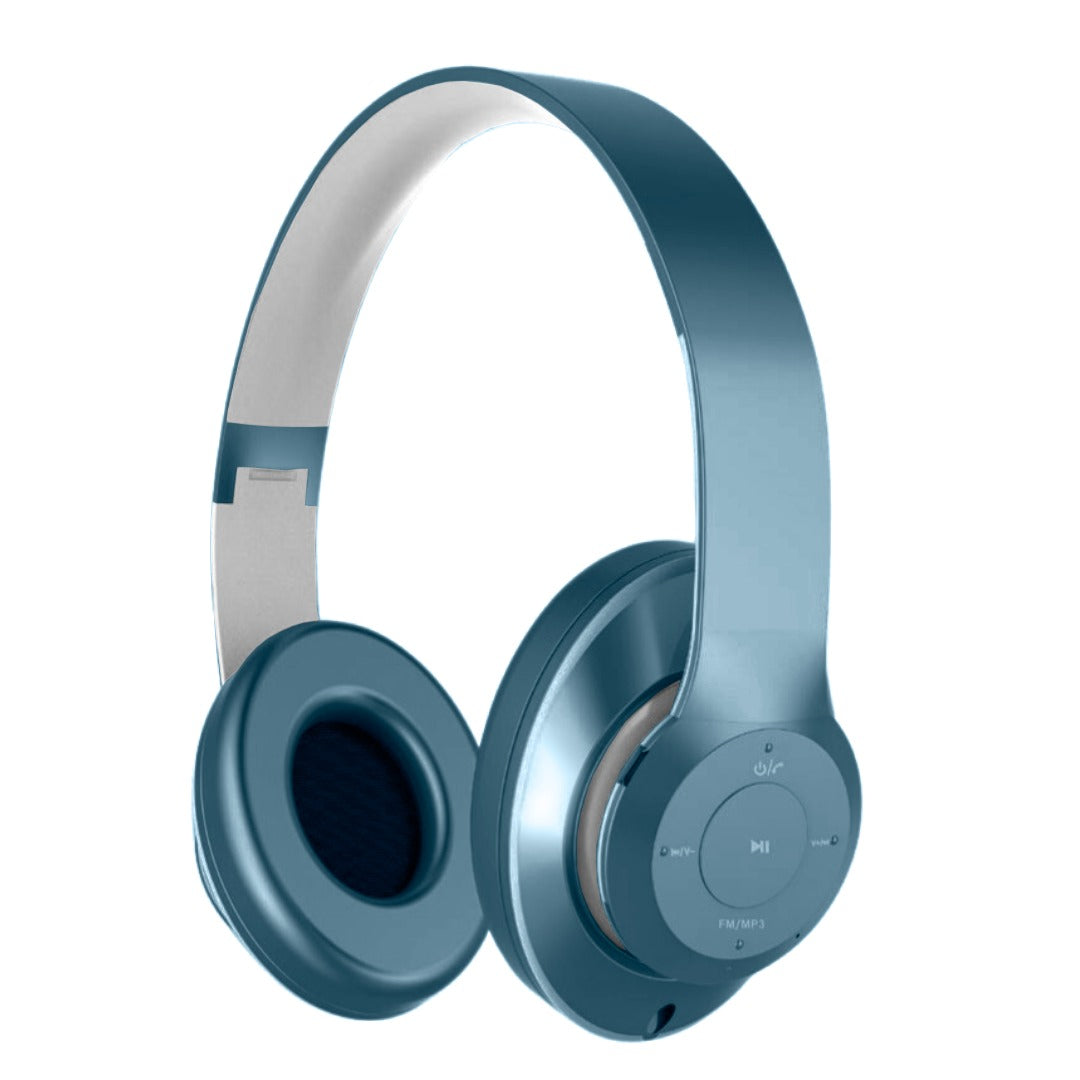 Audífonos Bluetooth Motomo Headphone Az07 Deep Azul