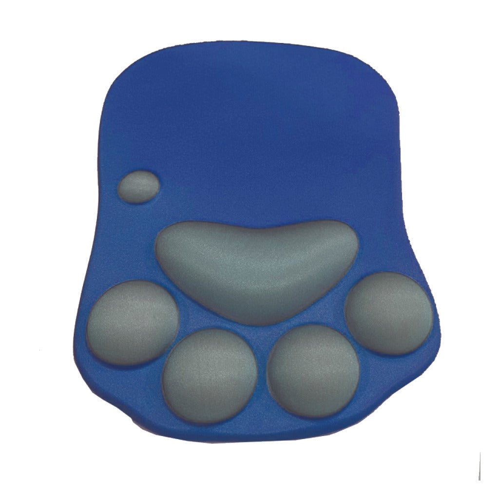 Mousepad Antideslizante Patas De Gato 27x20 Azul Gris – imagen 3
