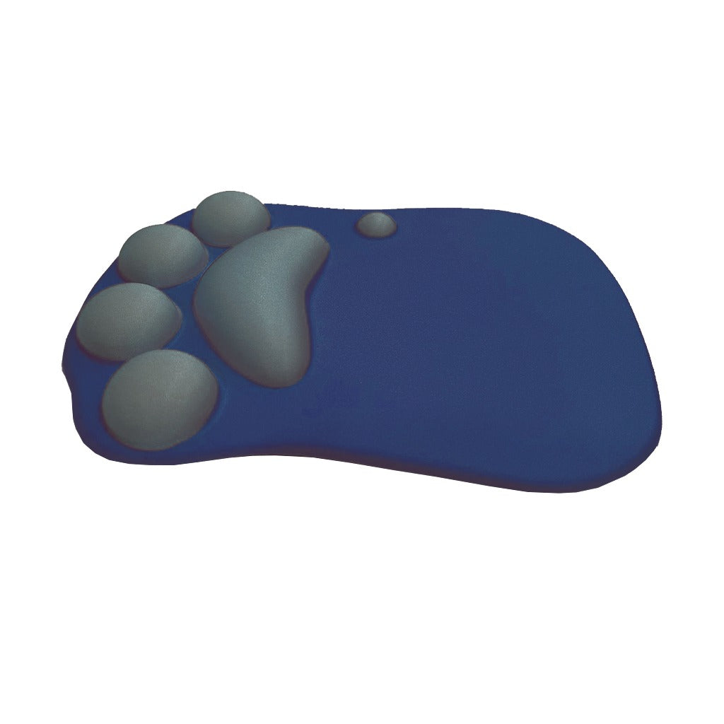 Mousepad Antideslizante Patas De Gato 27x20 Azul Gris – imagen 2