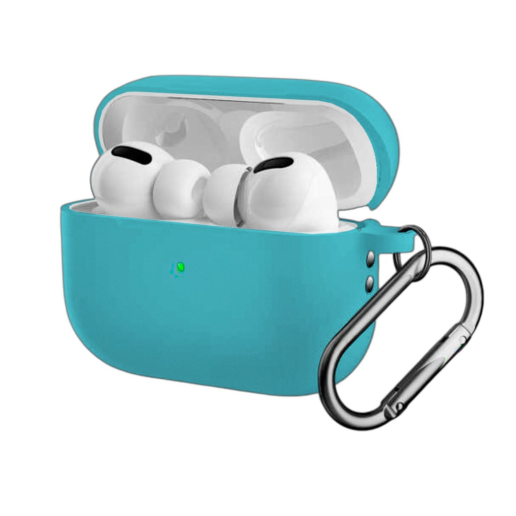 Carcasa Funda Protectora Silicona Para AirPods Pro 2 Gen Celeste – imagen 2