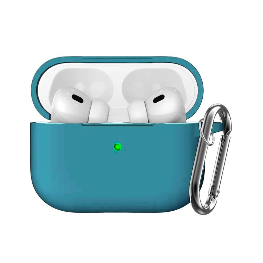 Carcasa Funda Protectora Silicona Para AirPods Pro 2 Gen Celeste