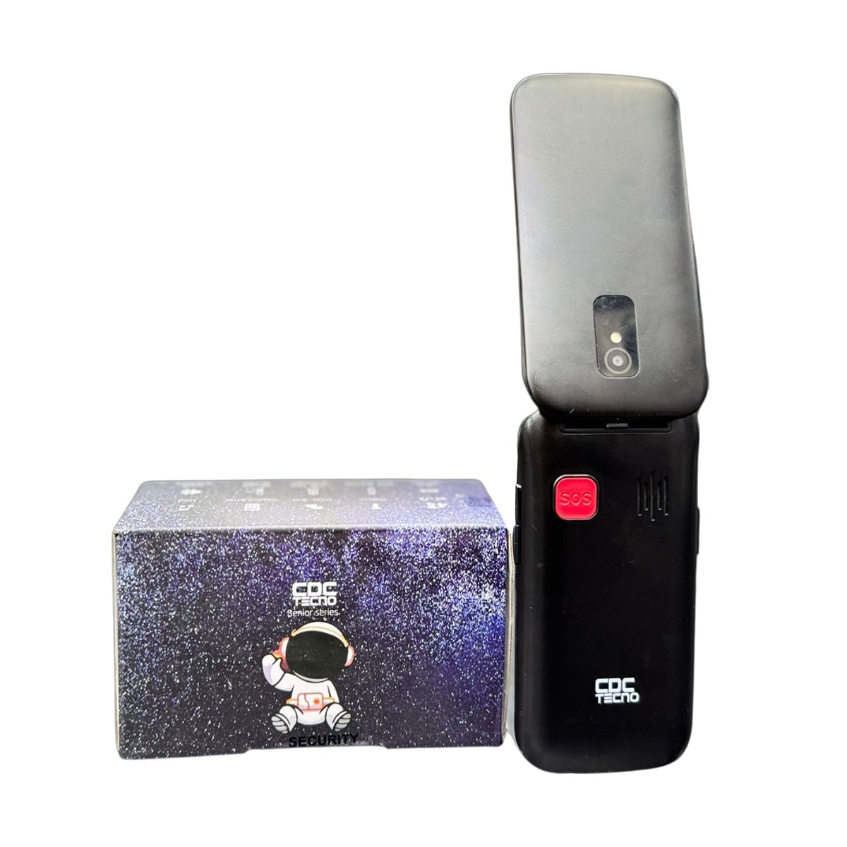 Telefono Celular Senior Adulto Mayor Cdc Sos 4g Negro – imagen 3