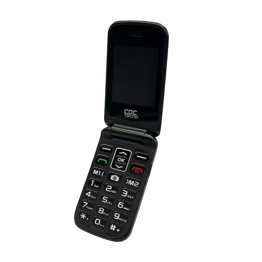 Telefono Celular Senior Adulto Mayor Cdc Sos 4g Negro