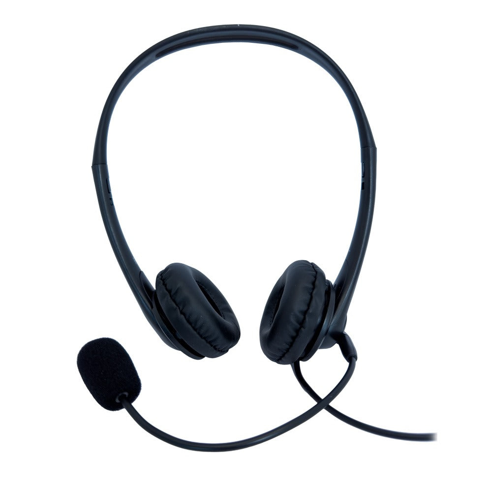 Audifonos Con Cable Call Center Tecmaster 3.5mm TM-100561 Negro – imagen 2