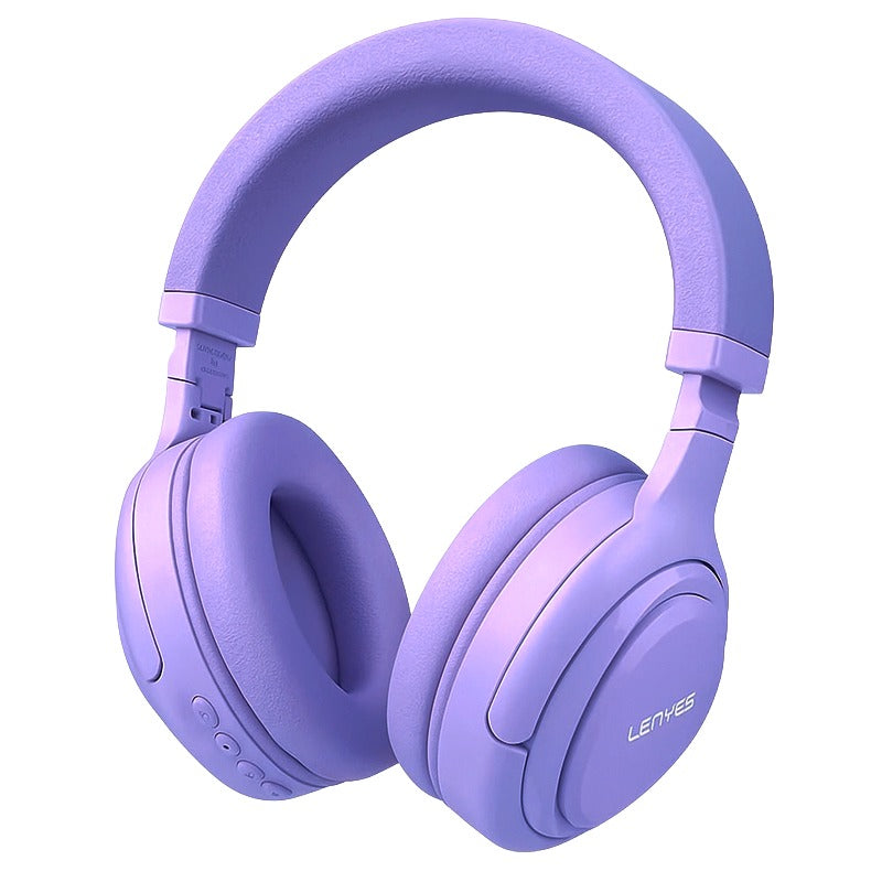 Audífonos Headset Bluetooth Lenyes Lh83 Purpura