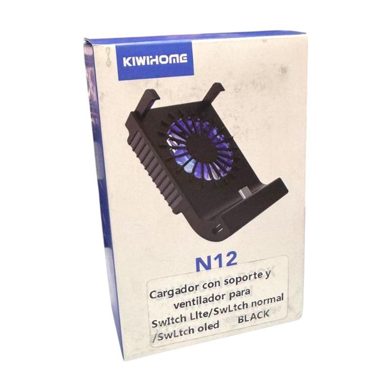 Base De Carga Ventilador Kiwihome N12 Para Nintendo Switch Negro – imagen 5