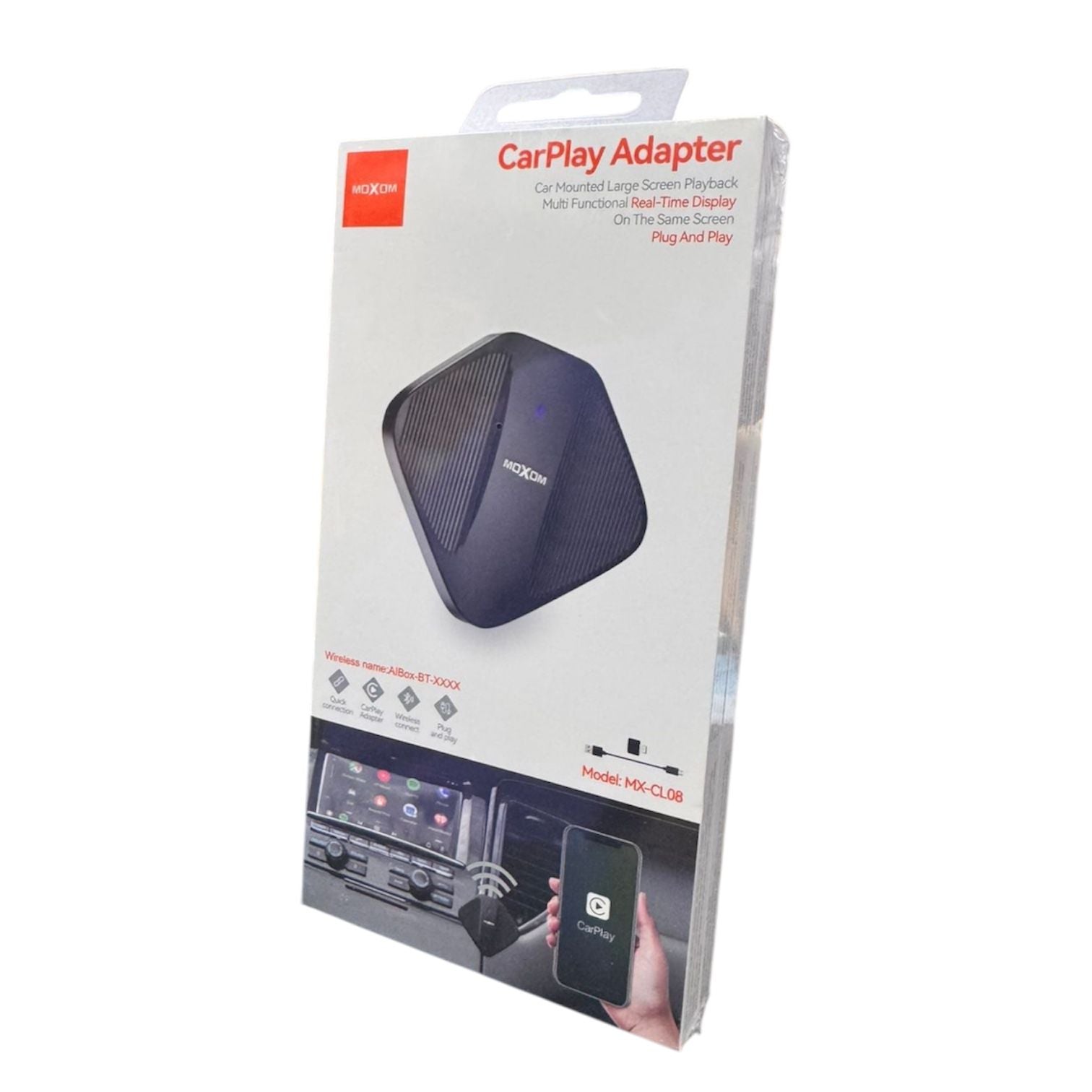 Adaptador Inalambrico Moxom Mx-cl08 Para Carplay Tipo C Negro – imagen 2