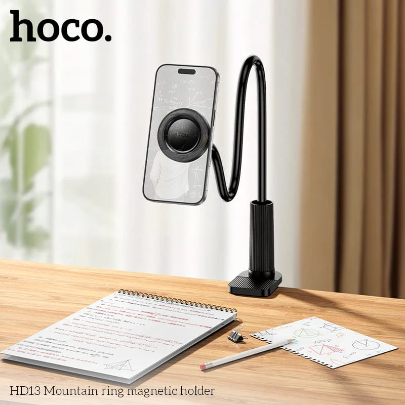 Soporte De Mesa Para Smartphone Hoco Hd13 Negro – imagen 2