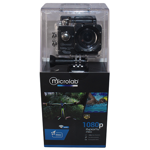 Camara Deportiva Extreme iSport Pro 1080p Wifi Microlab