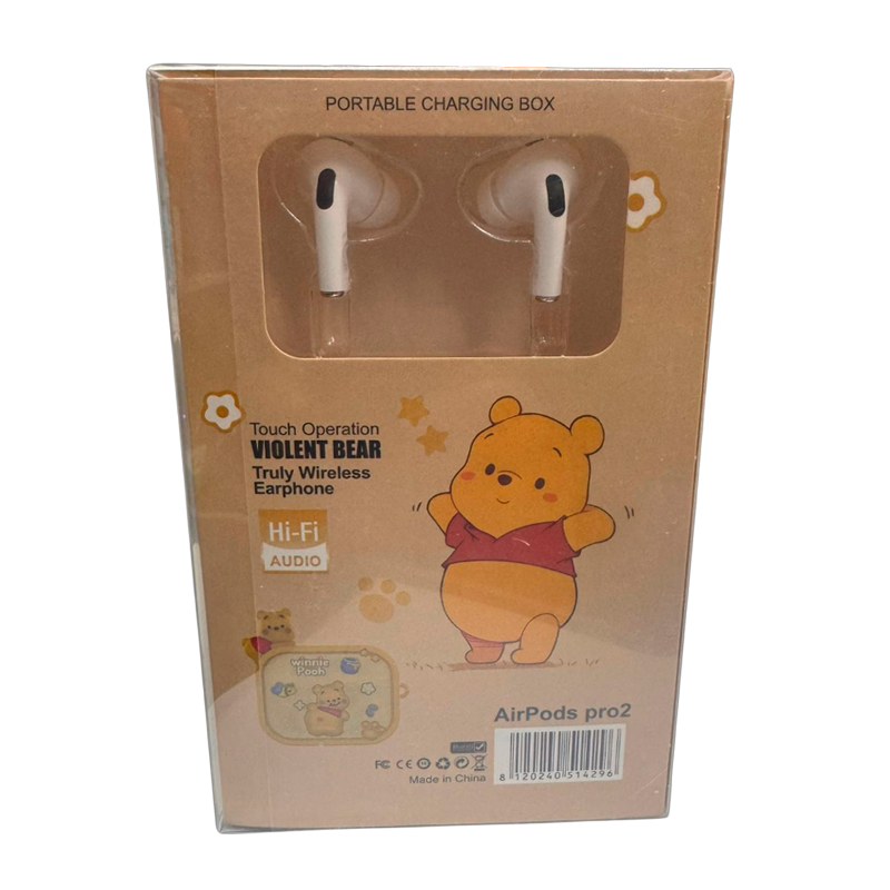 Audífonos Bluetooth In Ear Tws Earbuds Hifi Winnie The Pooh – imagen 2