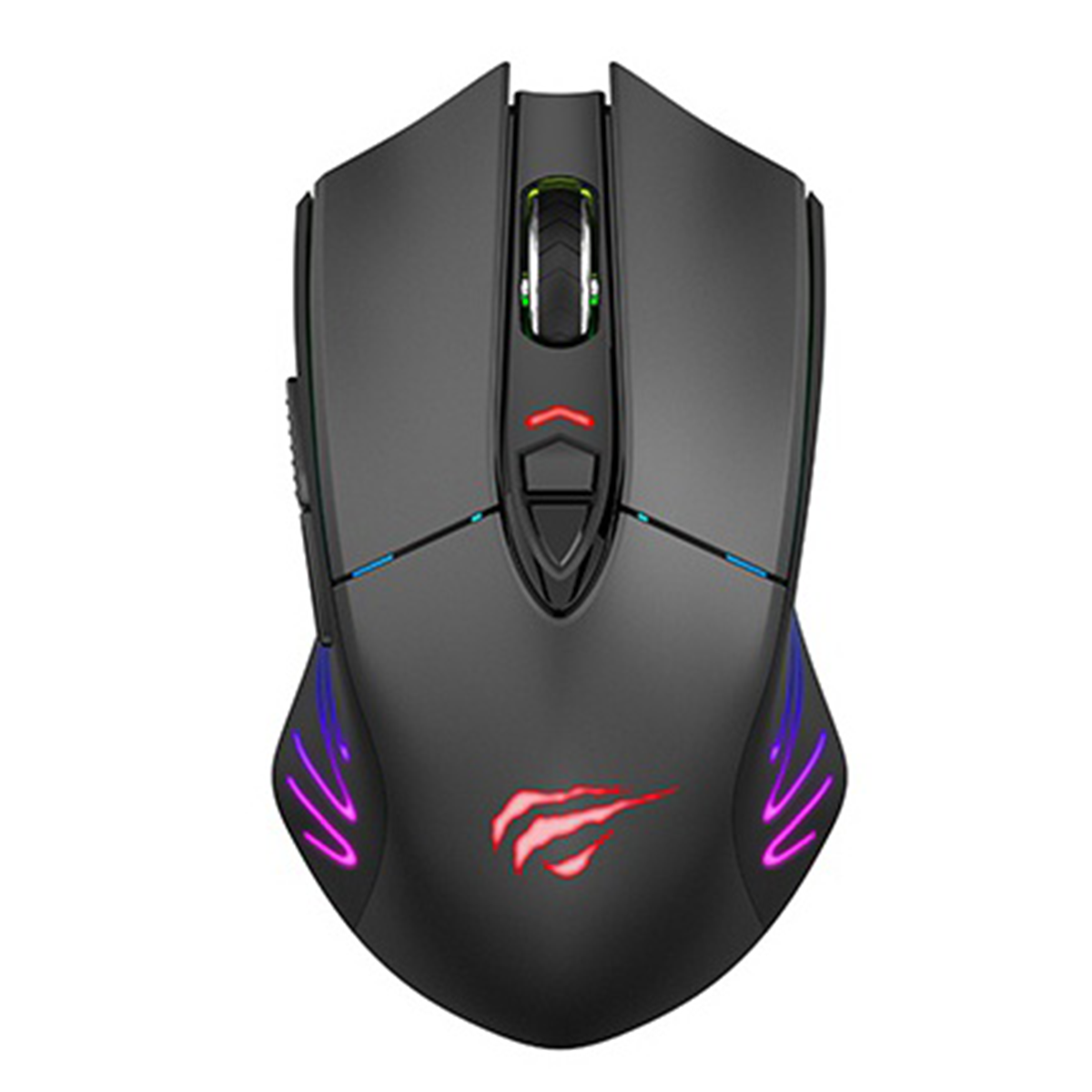 Mouse Gamer Gamenote MS1021W Inalambrico Rgb 7000dpi Negro