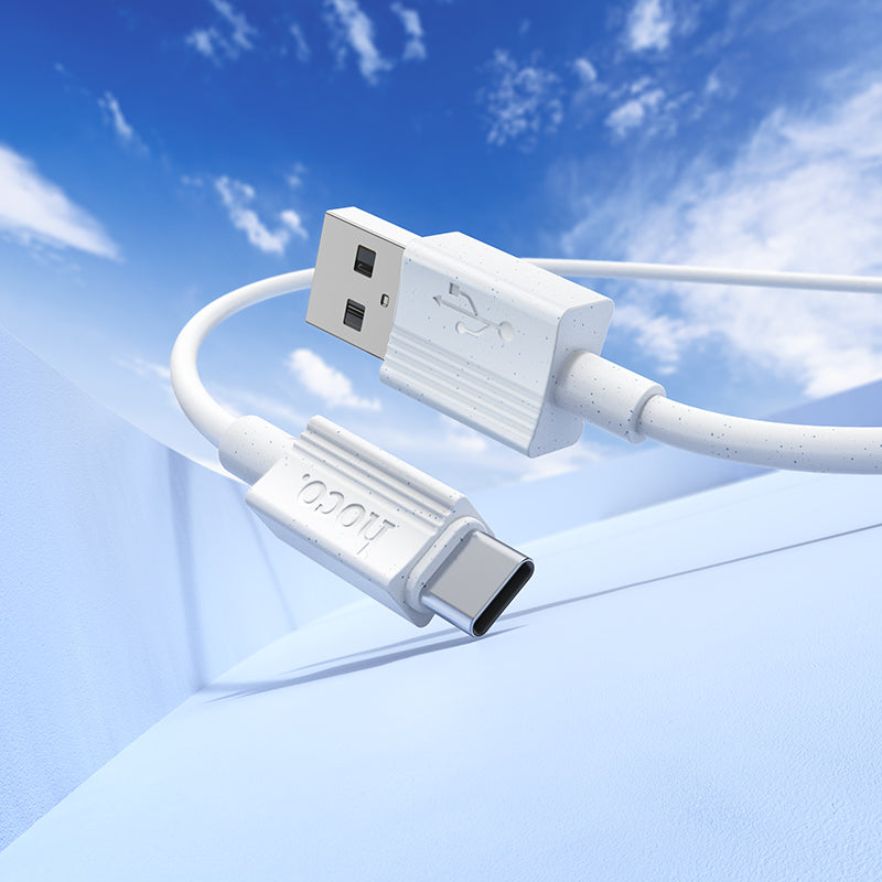 Cable Usb a Tipo C Hoco X107 Favor Blanco – imagen 2