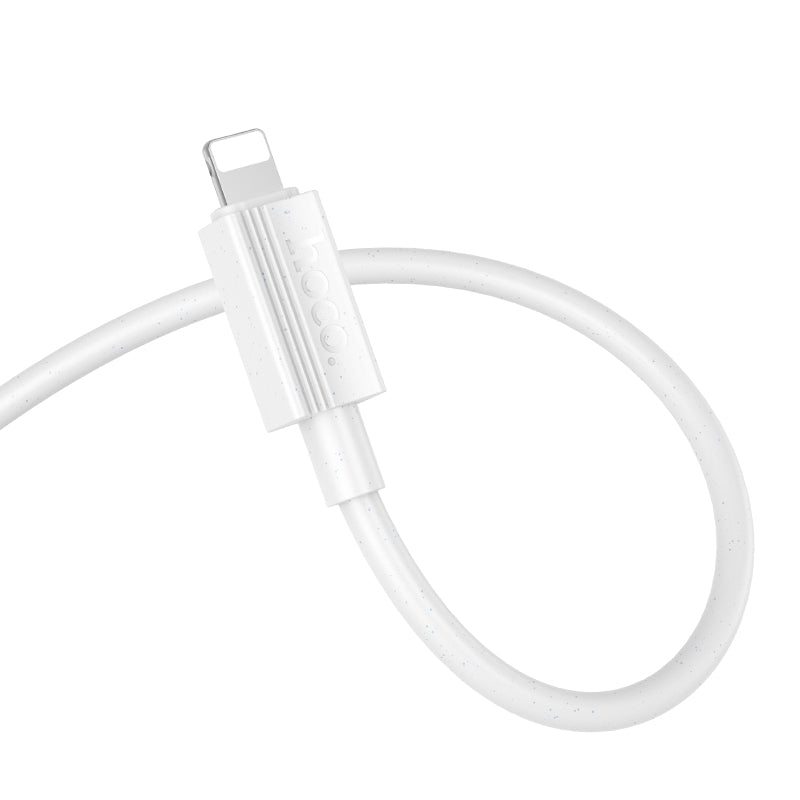 Cable Tipo C a Lightning Hoco X107 Favor Blanco – imagen 2
