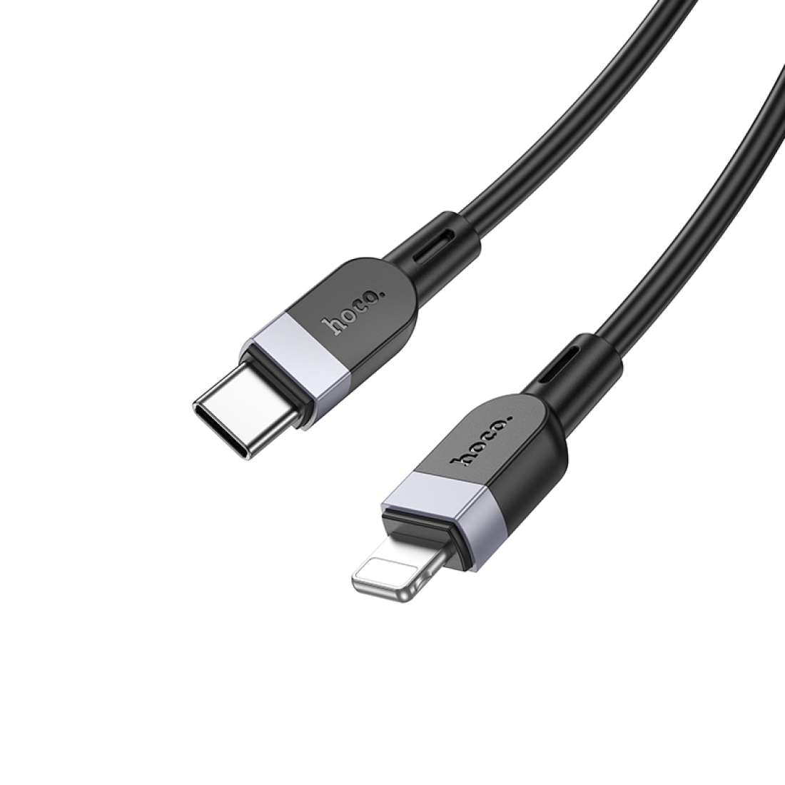 Cable Tipo C a Lightning Hoco X109 1 Metro Negro – imagen 3