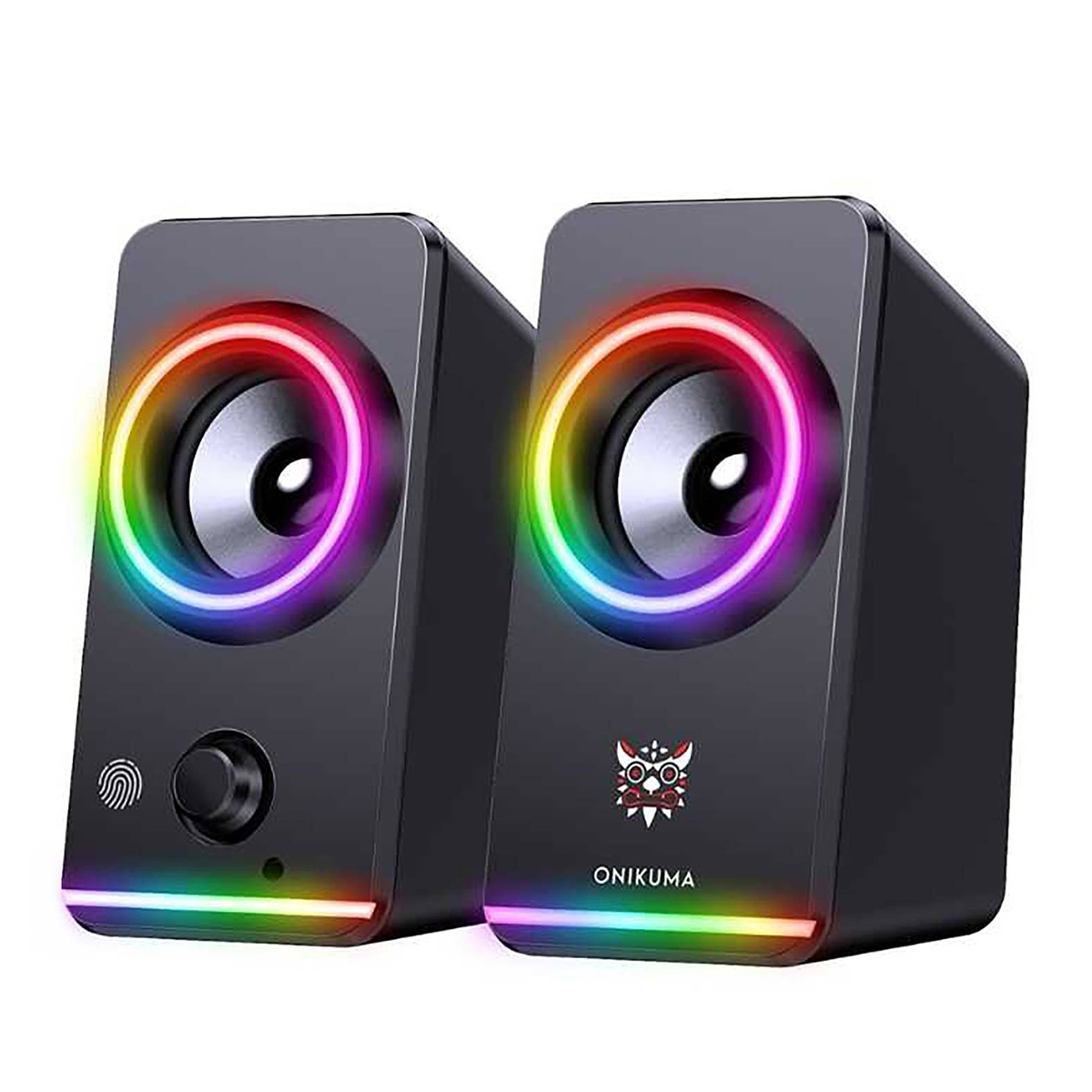 Parlantes Gamer Onikuma X6 Rgb 5w Negro