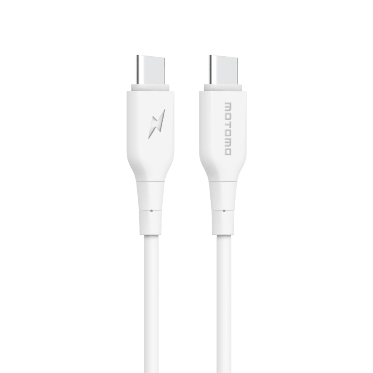 Cable Tipo C a Tipo C 65w Motomo 1 Metro Blanco