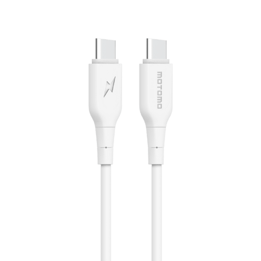 Cable Tipo C a Tipo C 65w Motomo 1 Metro Blanco