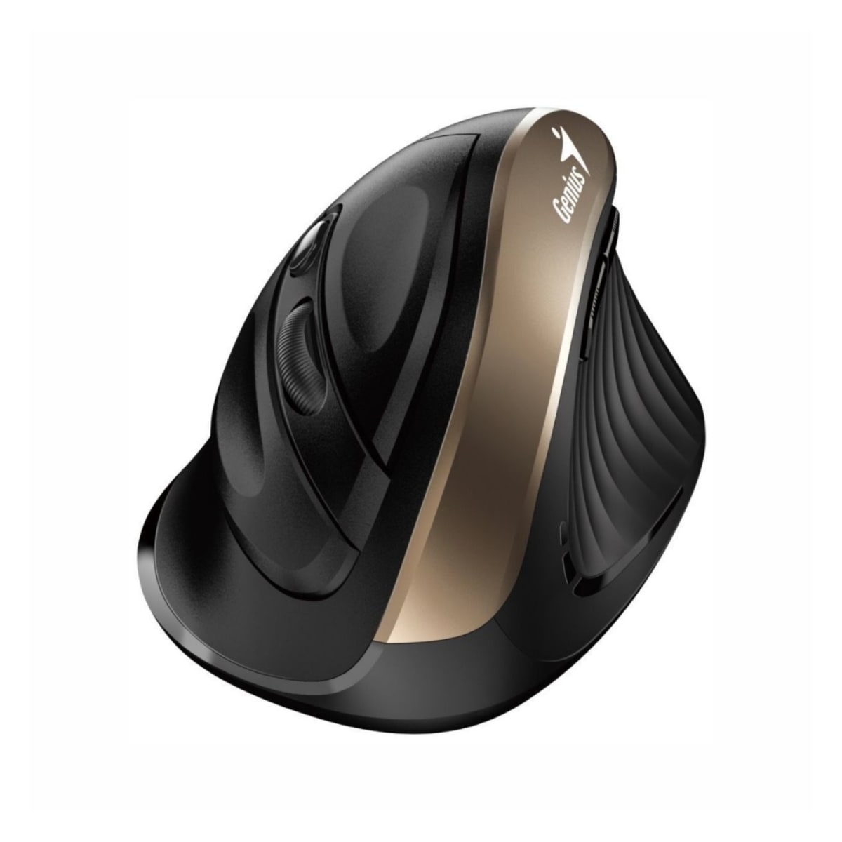 Mouse Inalambrico Genius Ergo 8250s Vertical Ergonomico Negro Dorado – imagen 3