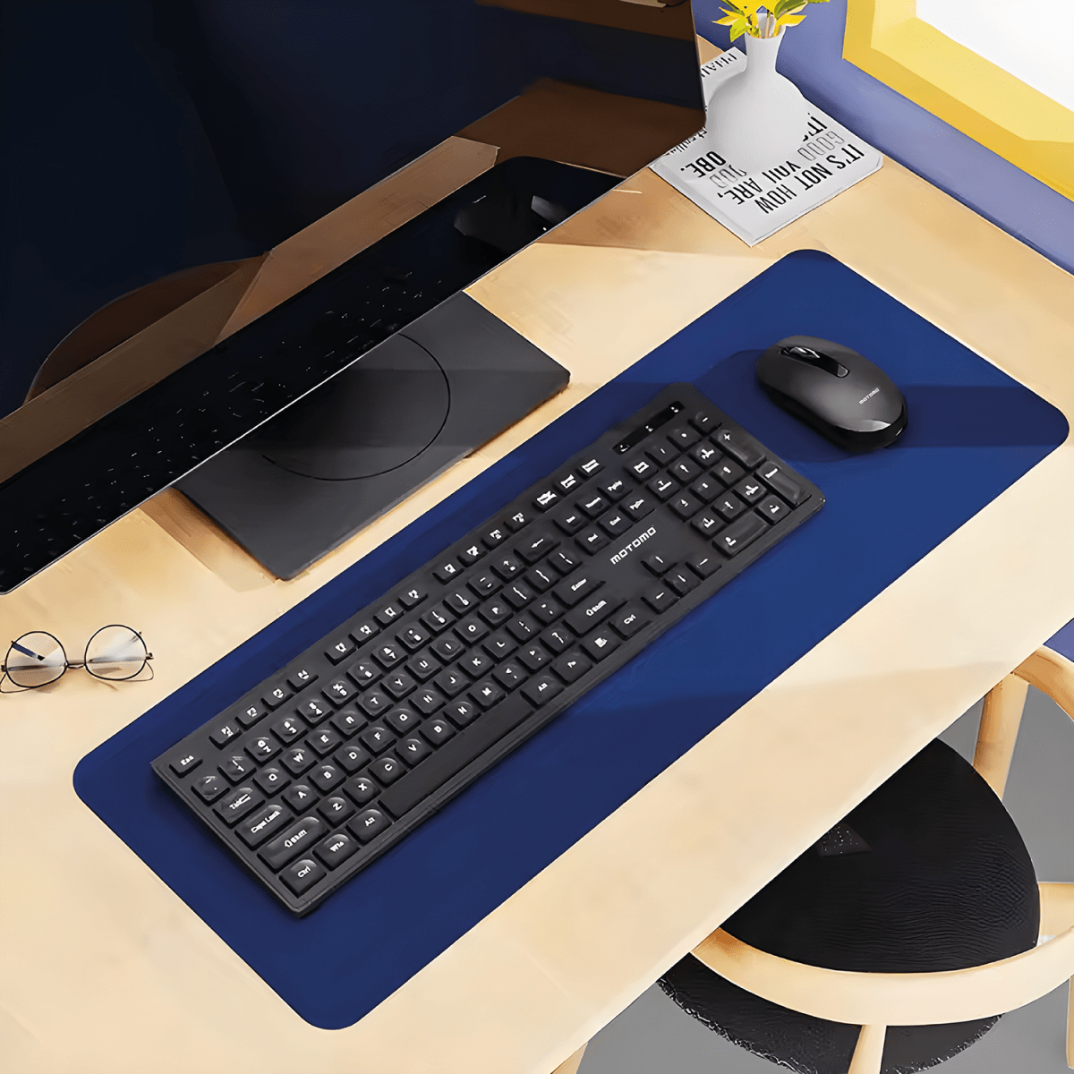 Kit Teclado + Mouse Inalámbrico Motomo Mo18 Negro – imagen 3